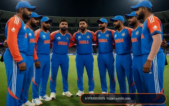 India vs Australia on Hyperwin